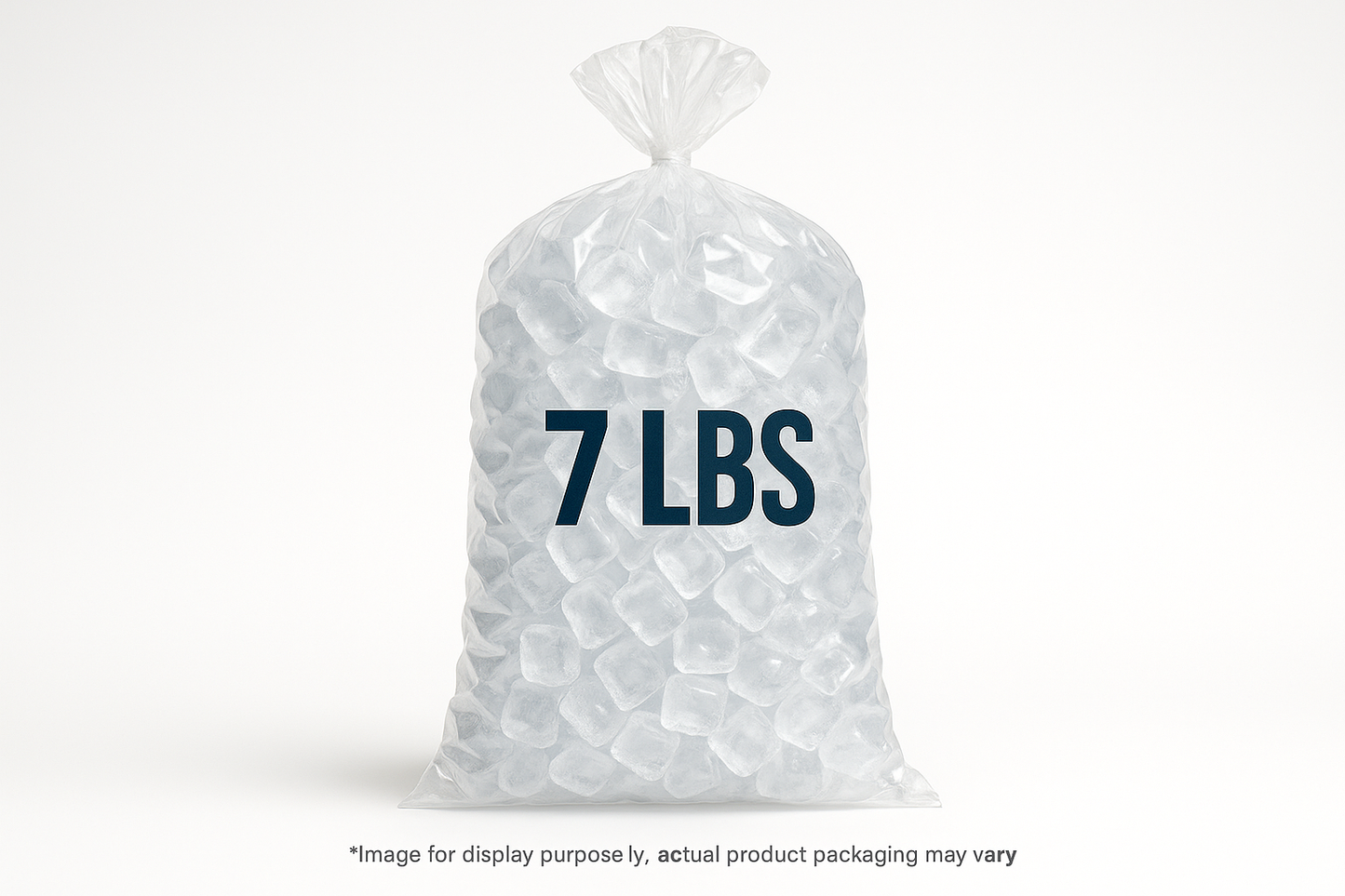 create a 7 pound bag of ice with *Image for display purposes only, actual product packaging may vary