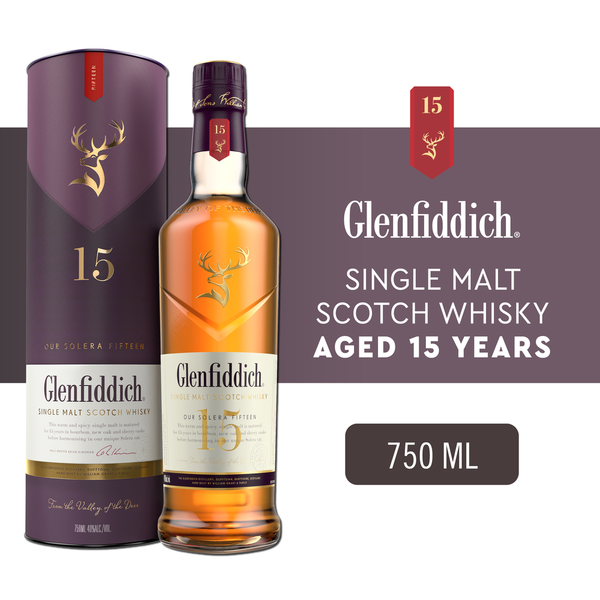 Glenfiddich Single Malt Whiskey 750 ML