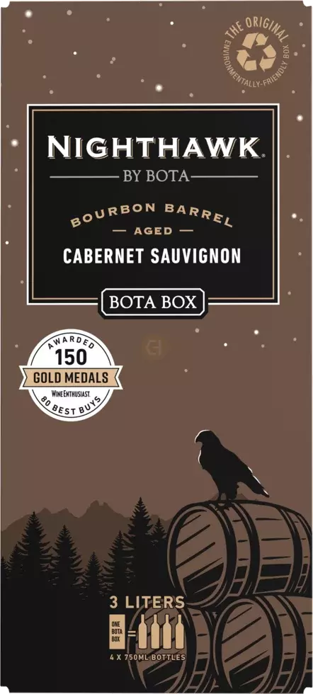 Nighthawk Bourbon Barrel Aged Cabernet Sauvignon 3 Liter