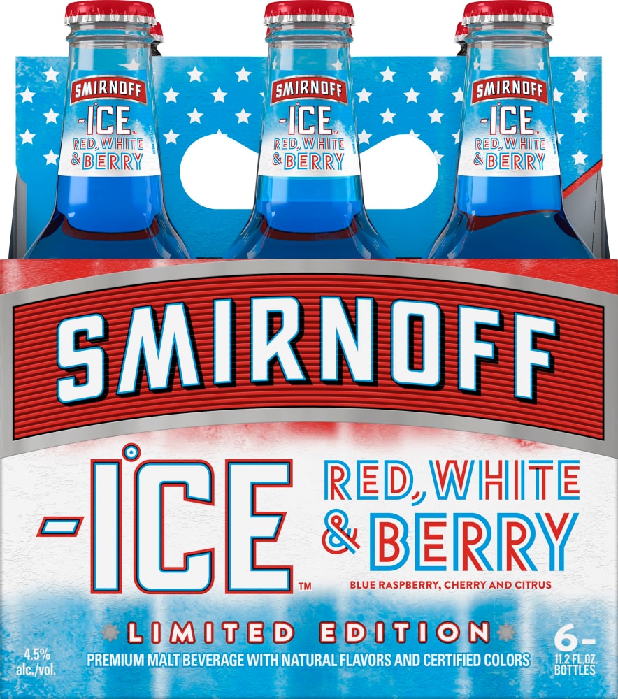 Smirnoff Ice 11.2oz Bottle 6 Pack
