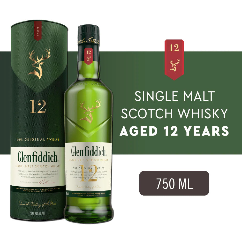 Glenfiddich Single Malt Whiskey 750 ML