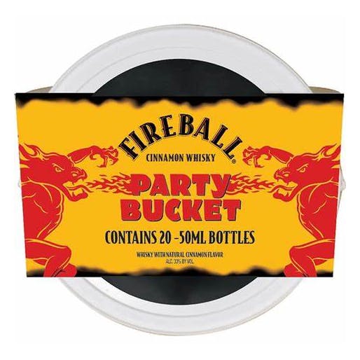 Fireball Cinnamon Whisky 66 Proof Party Bucket - 50ml (20 Pack)