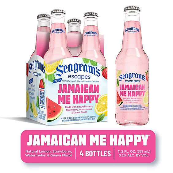 Seagram's Escapes 4 Pack Bottles