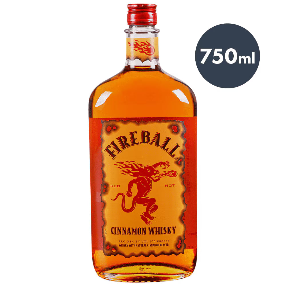 Fireball Cinnamon Whisky 66 Proof - Large Bottle