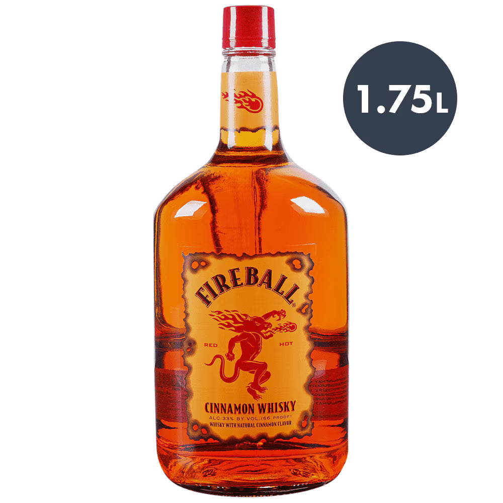 Fireball Cinnamon Whisky 66 Proof - Large Bottle