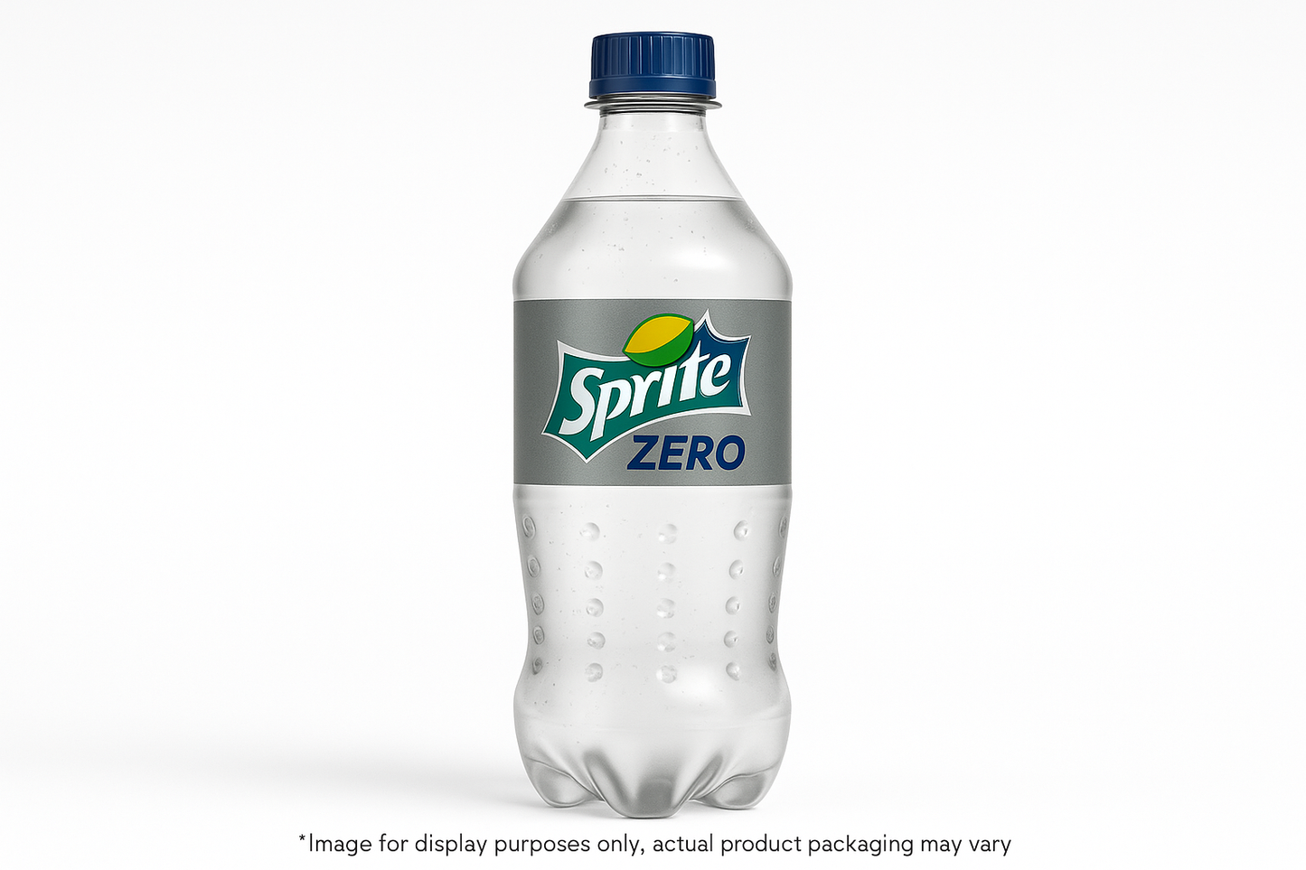 create a 20 oz bottle of sprite zero with *Image for display purposes only, actual product packaging may vary