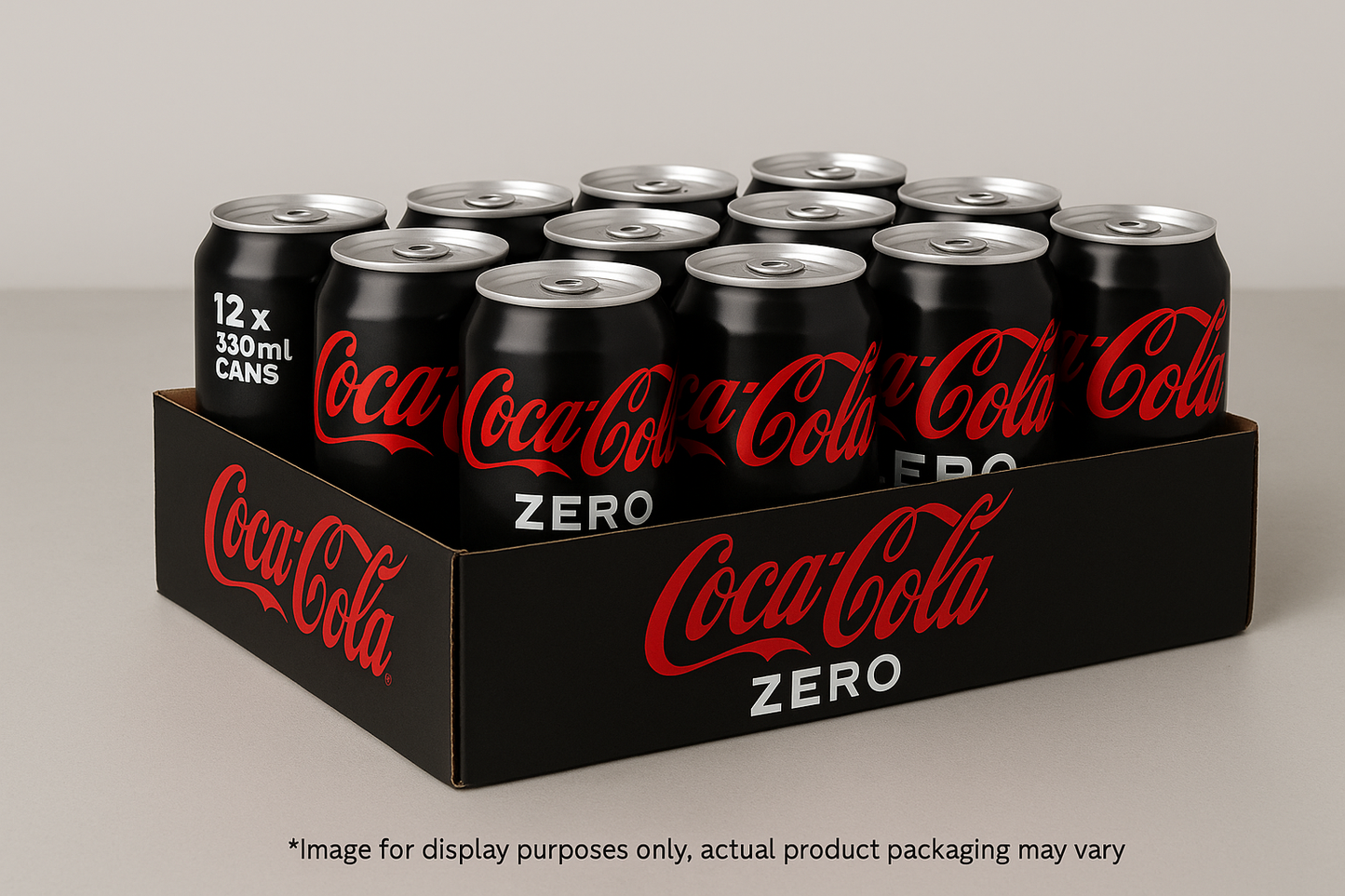create a coca cola zero 12 pack  with *Image for display purposes only, actual product packaging may vary