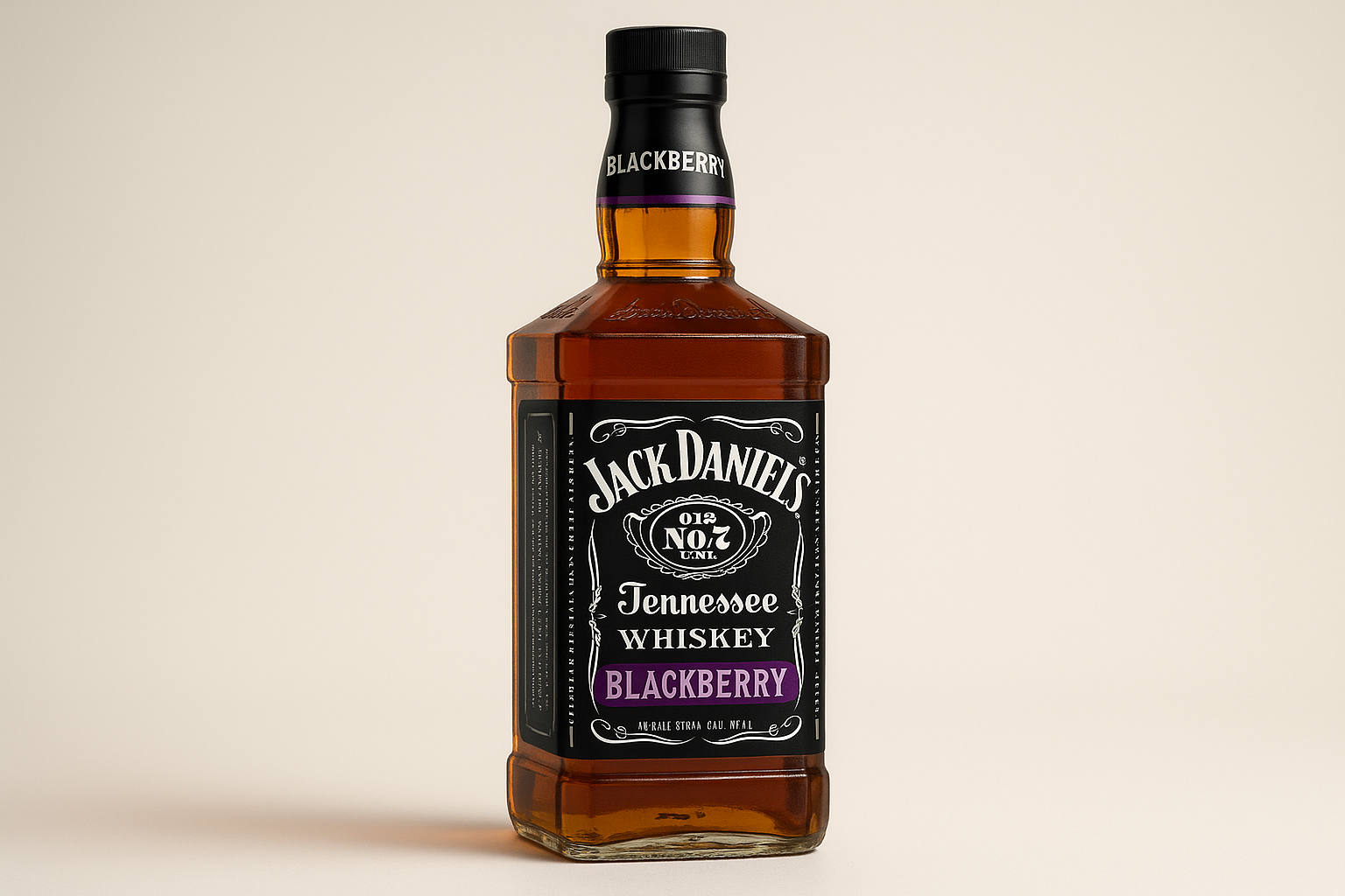create a Jack Daniel's Blackberry Whiskey 750 ML bottle 