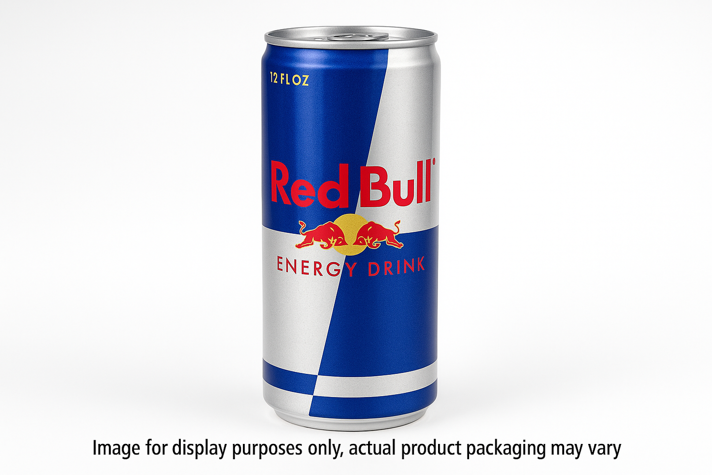 create a red bull 12oz can with *Image for display purposes only, actual product packaging may vary