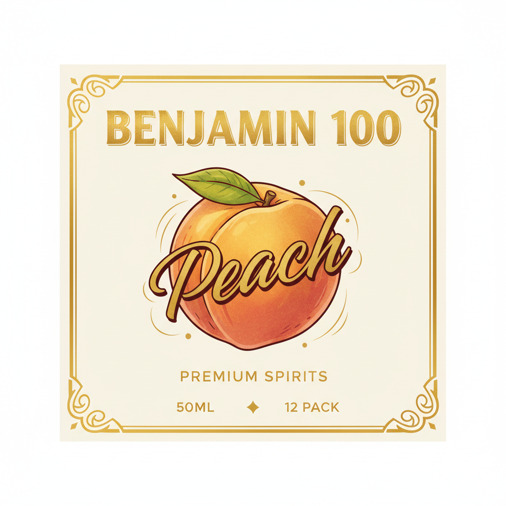 Benjamins 100 Vodka 50ML