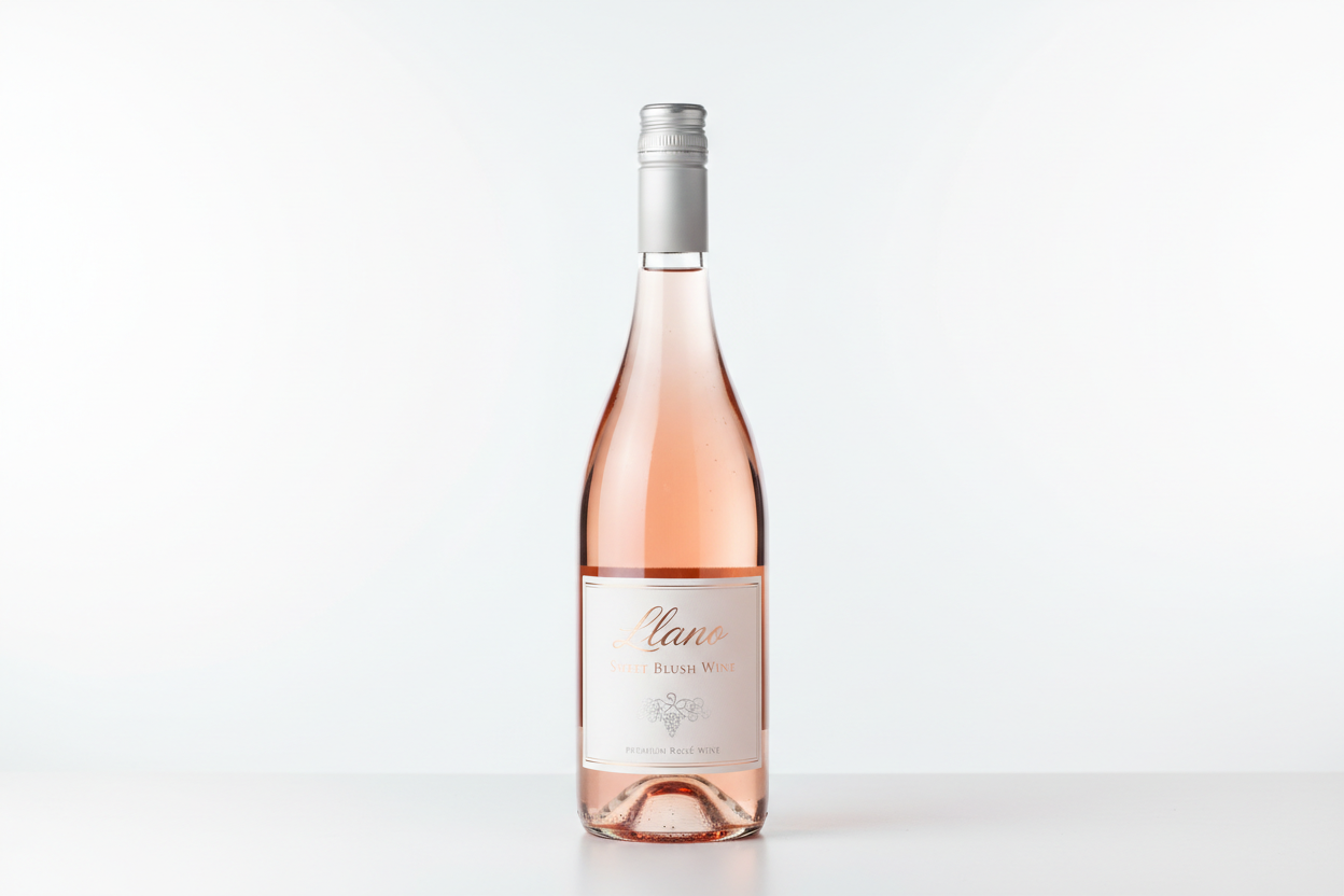 create an image of Llano Sweet Blush Wine