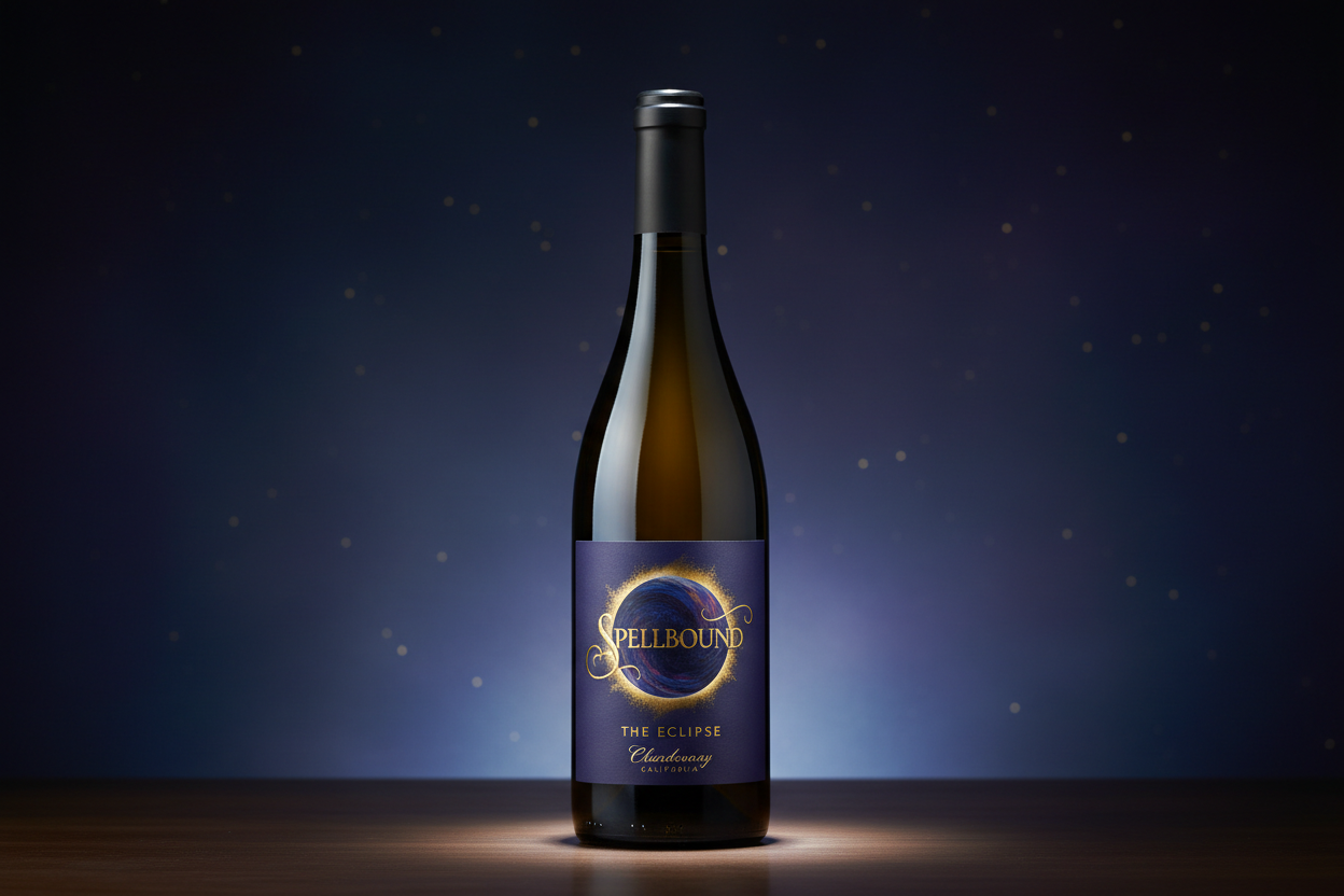 create an image of Spellbound The Eclipse Chardonnay 