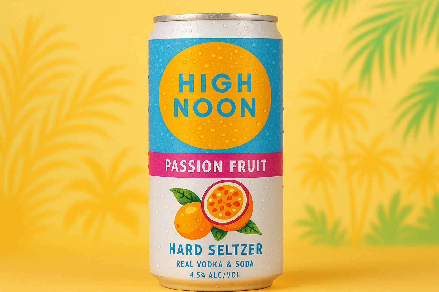 high noon passion fruit seltzer