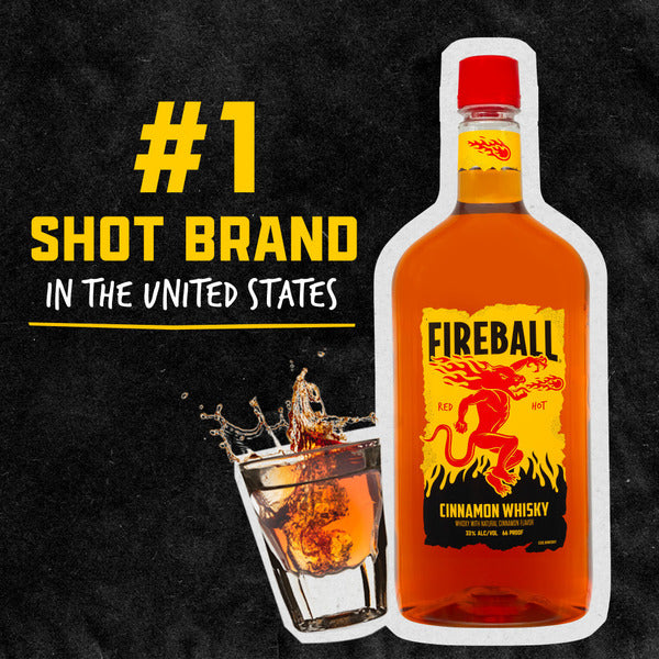 Fireball Cinnamon Whisky 66 Proof - Large Bottle