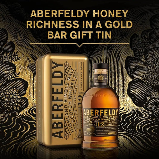 Aberfeldy 12 Year Single Malt Scotch Whisky 750ML Tin Box
